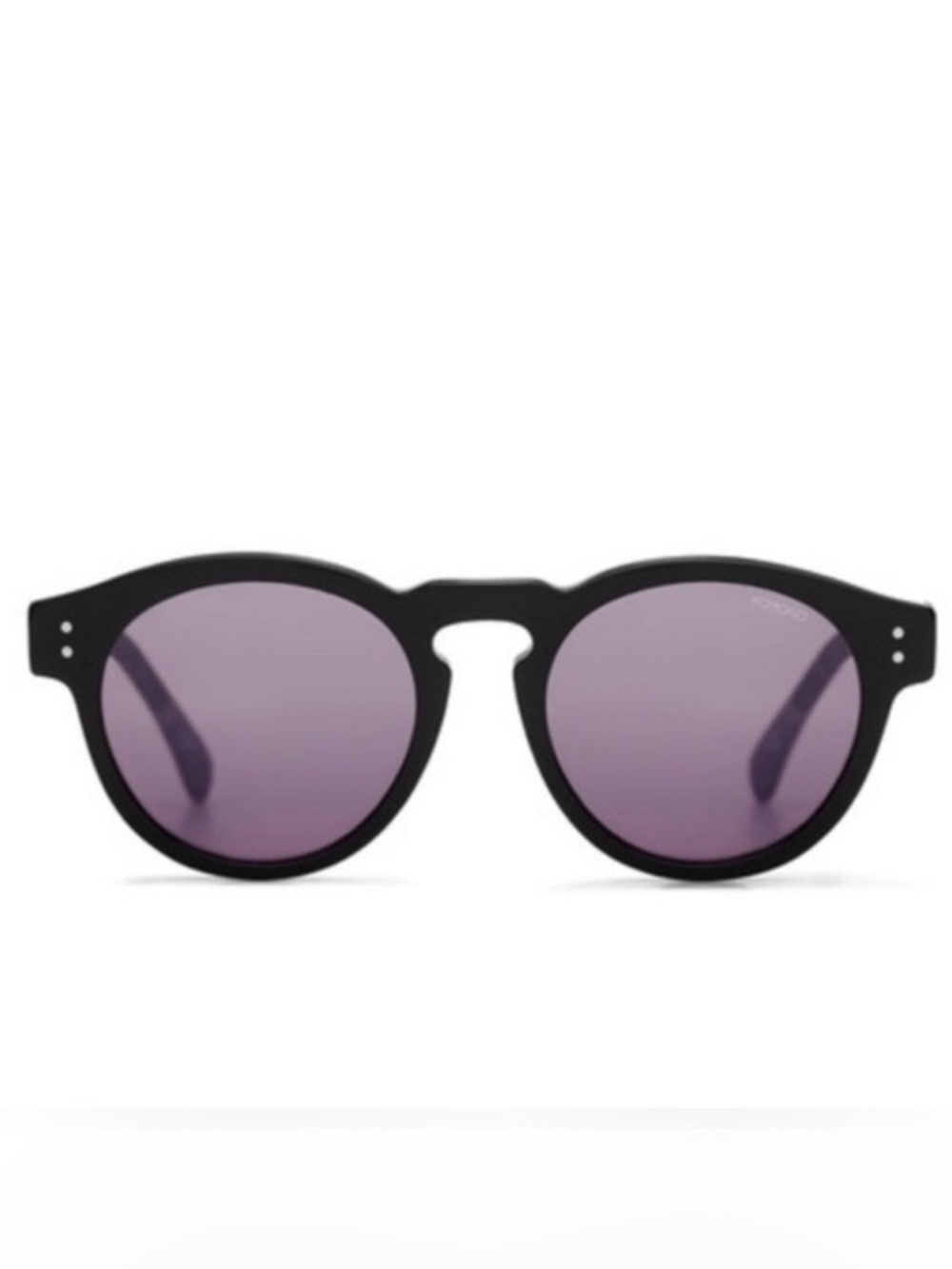 KOMONO Round Black Frame Sunglasses Clement NEW UV400